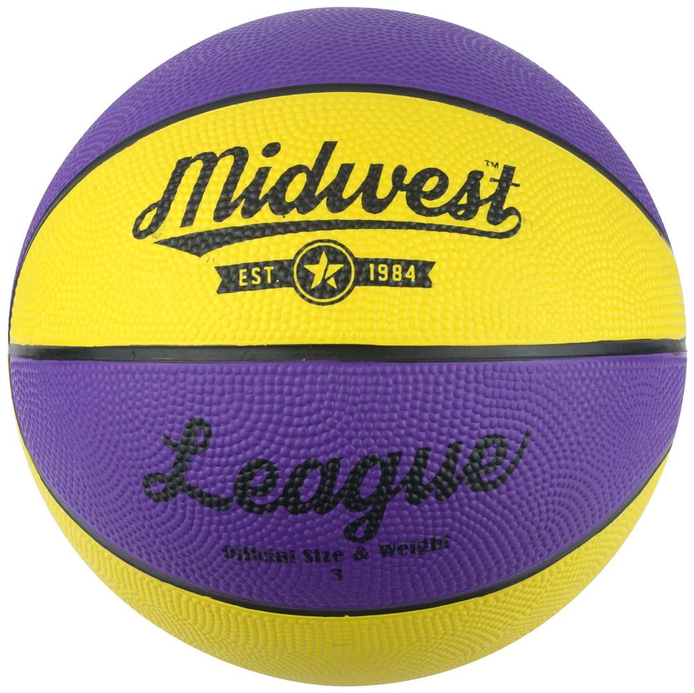 Midwest League Basketball 3 Yellow/Purple 3 Yellow/Purple