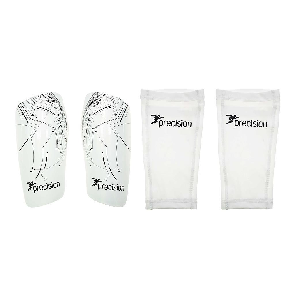 Precision Pro Matrix Shinguards Medium White/Black Medium White/Black
