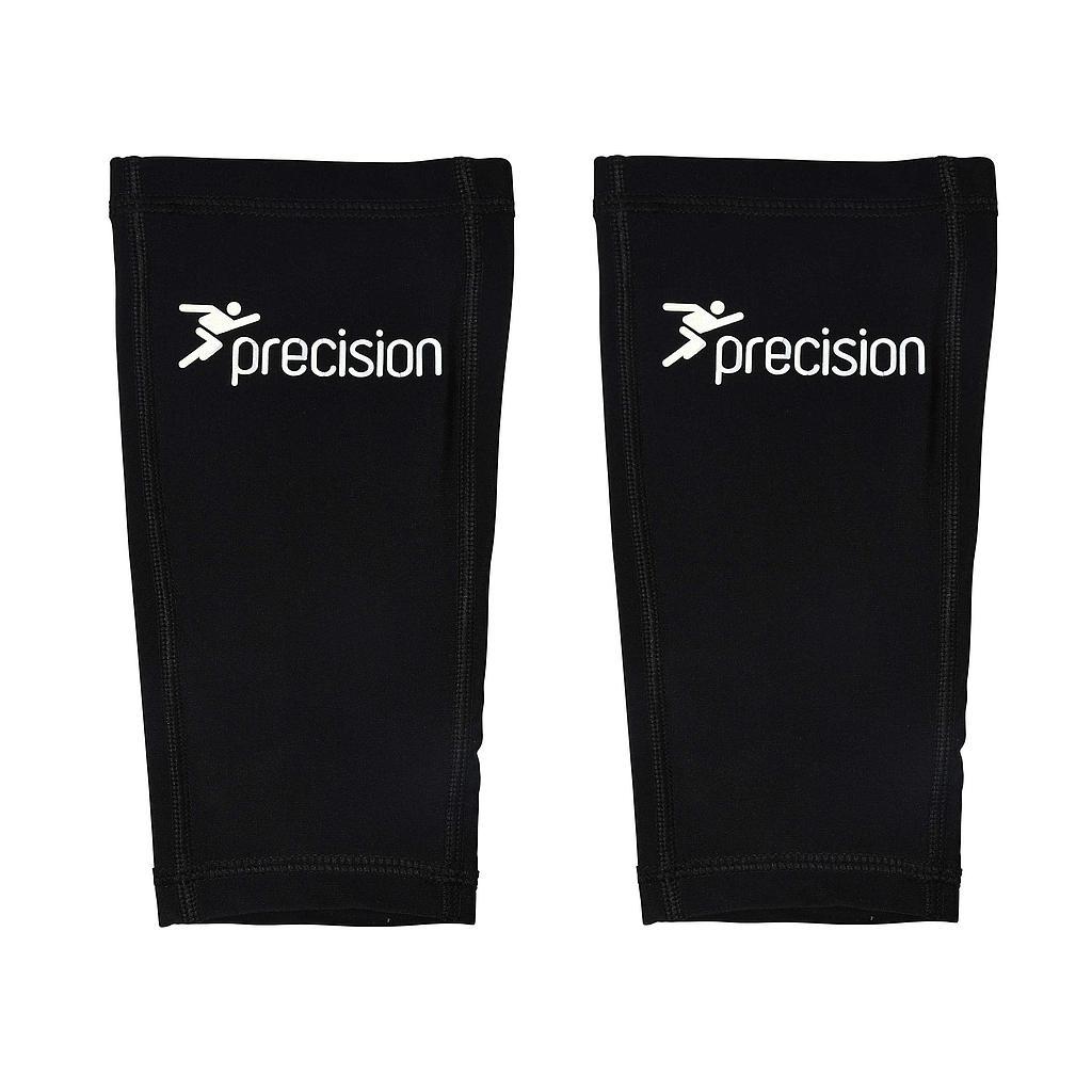 Precision Pro Matrix Shinguard Sleeves Large Black/Chrome Large Black/Chrome