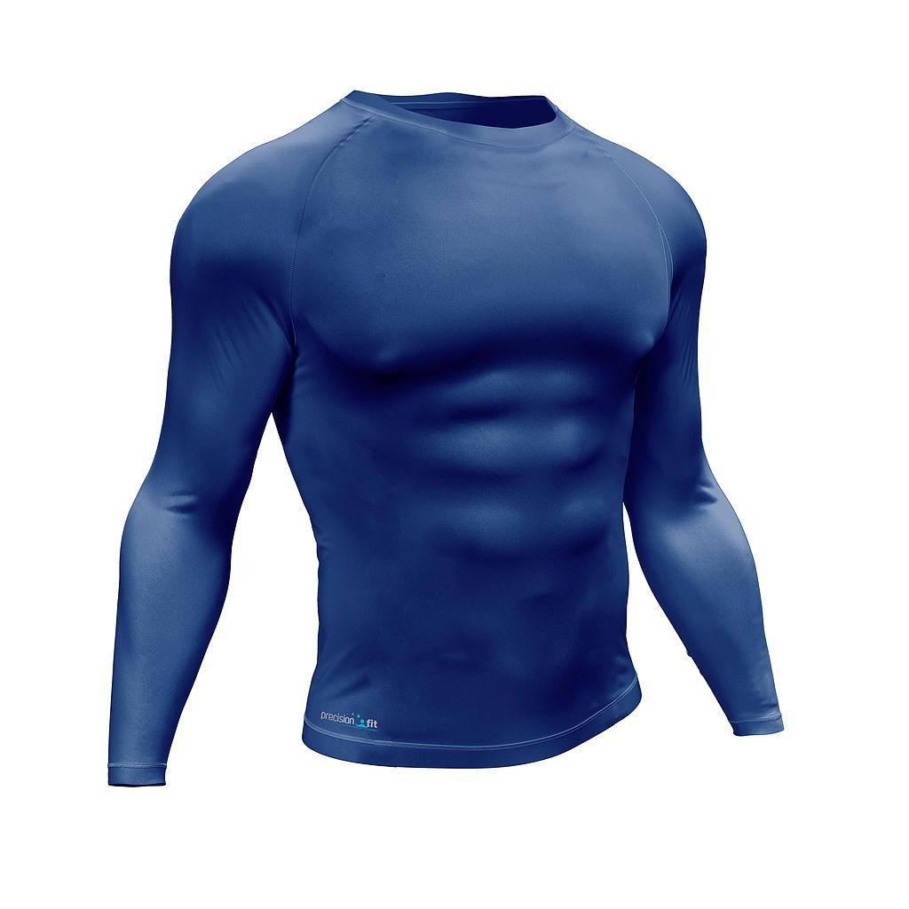 Precision Essential Baselayer Long Sleeve Shirt Adult Large 42-44" Navy Large 42-44" Navy