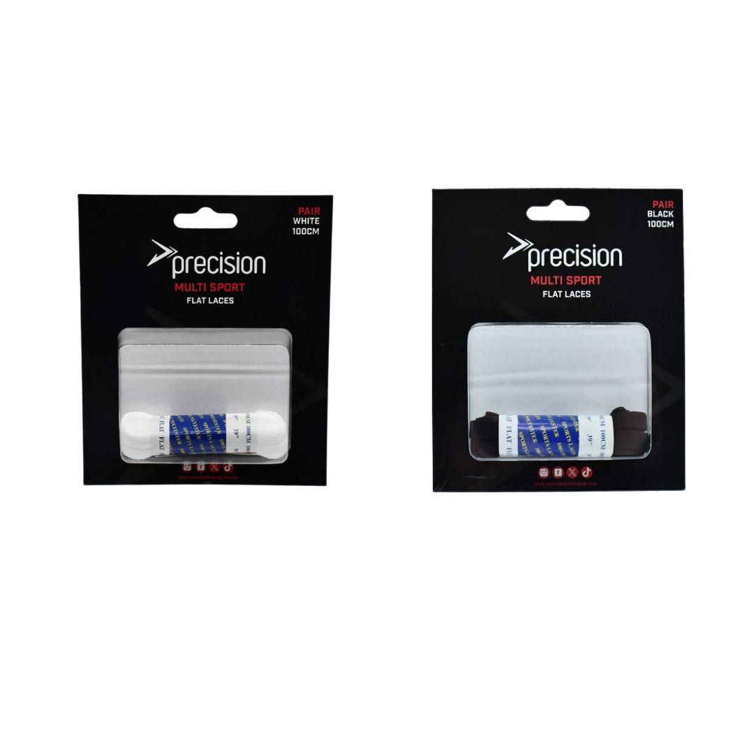Precision Flat Laces (Single) 180cm Black 180cm Black