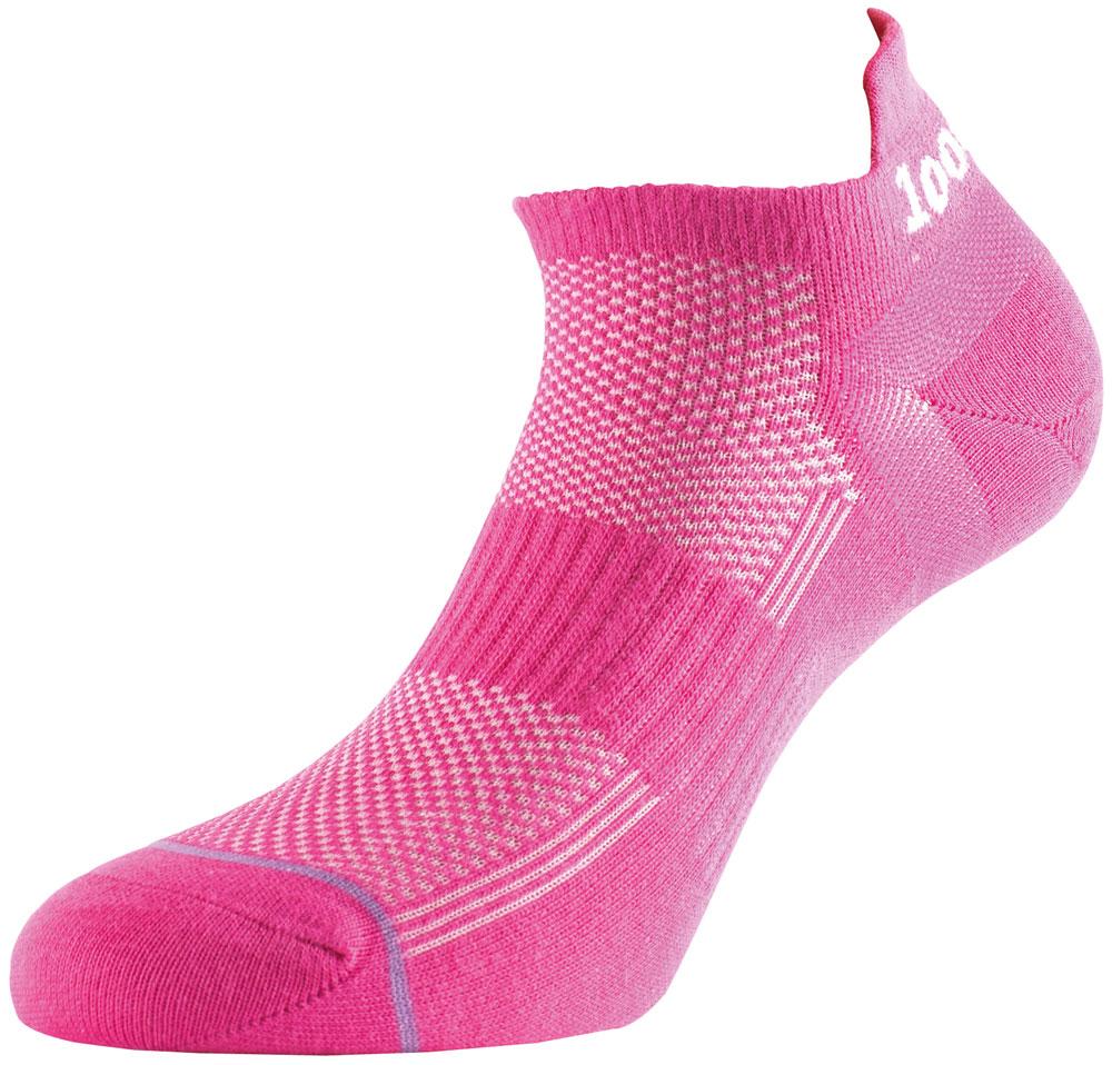 1000 Mile Ultimate Tactel Ladies Liner Sock Small Hot Pink Small Hot Pink
