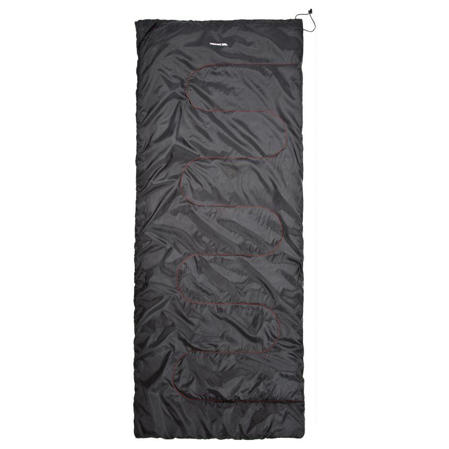 Trespass Envelop 3 Season Sleeping Bag Black Black