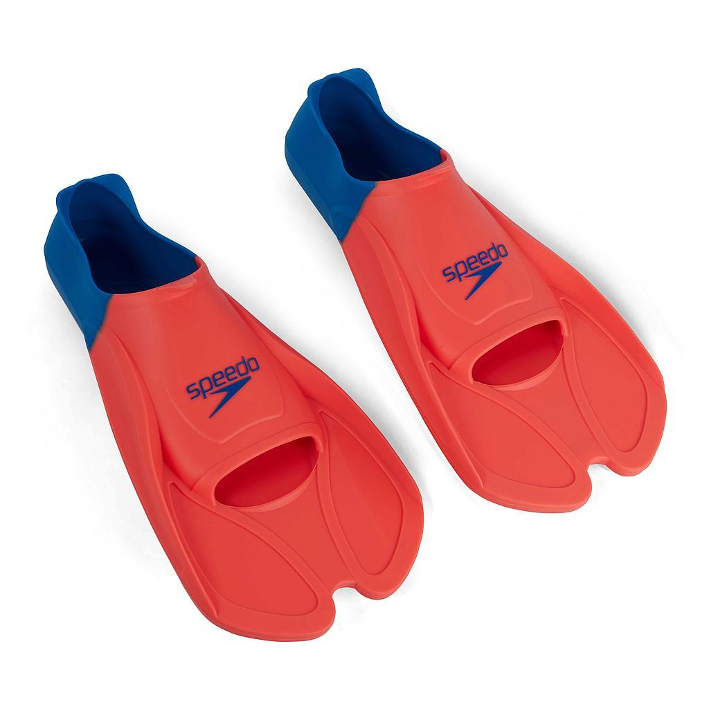 Speedo Training Fin 6 - 7 Tangerine/Pool 6 - 7 Tangerine/Pool