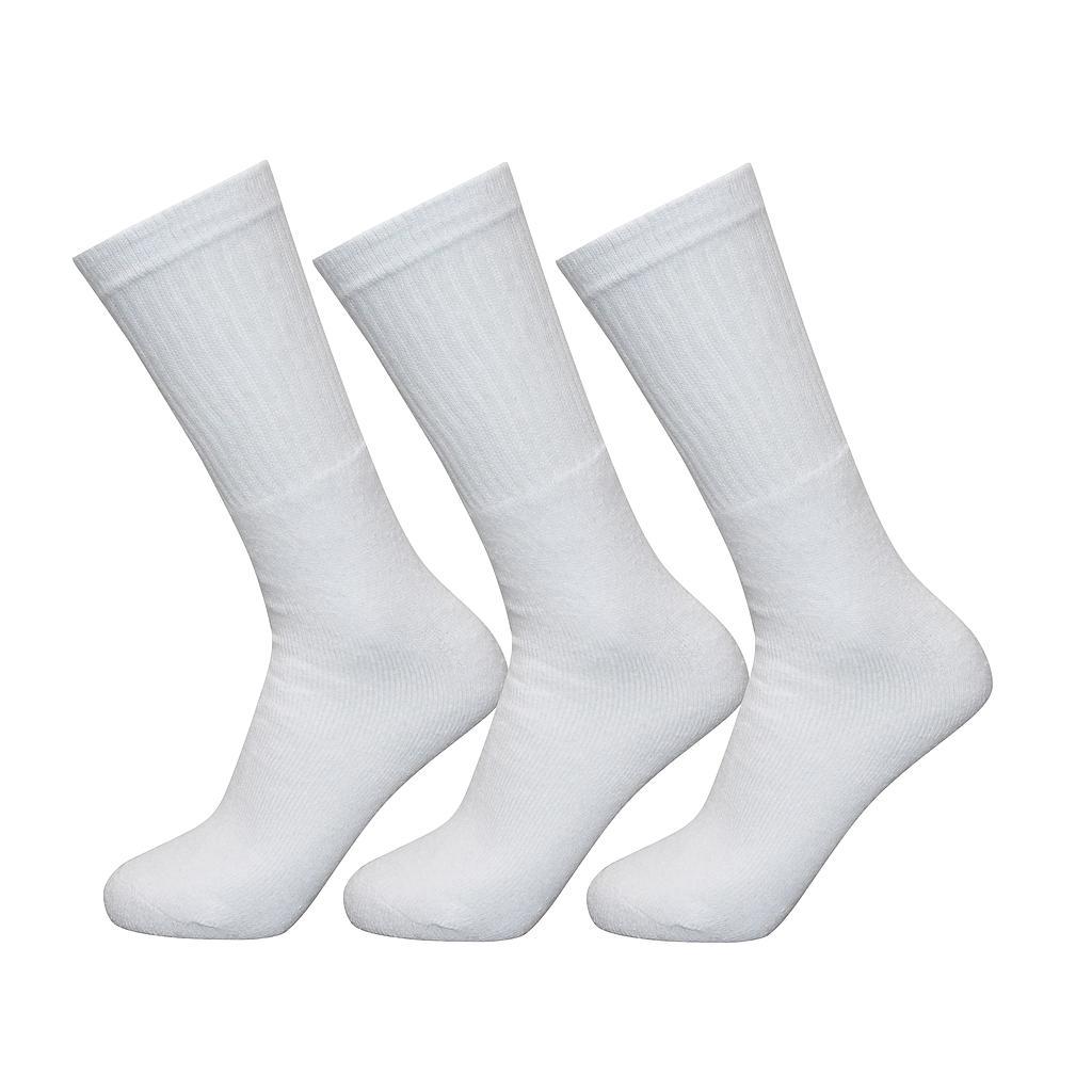 Exceptio Multi Sport Crew Socks (3 Pairs) 4-8 White 4-8 White
