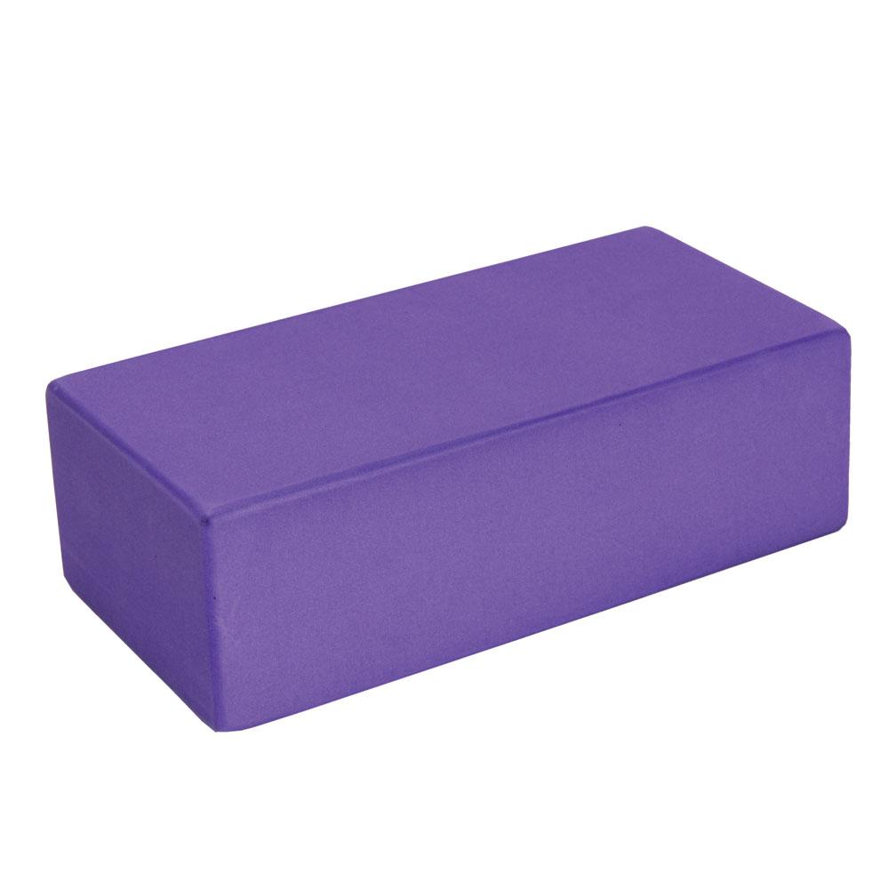 Hi-density Yoga Brick 22 x 11 x 7cm Purple 22 x 11 x 7cm Purple