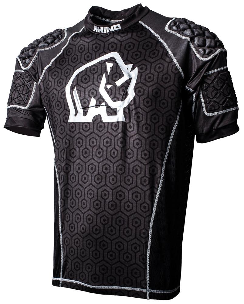 Rhino Pro Body Protection Top Junior Large Black Large Black