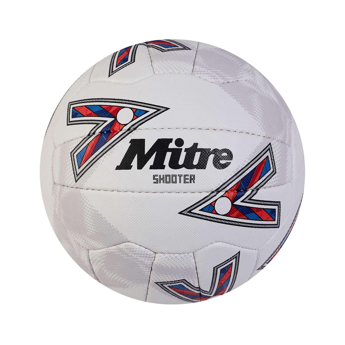 Mitre Shooter Netball 5 White/Red/Blue 5 White/Red/Blue