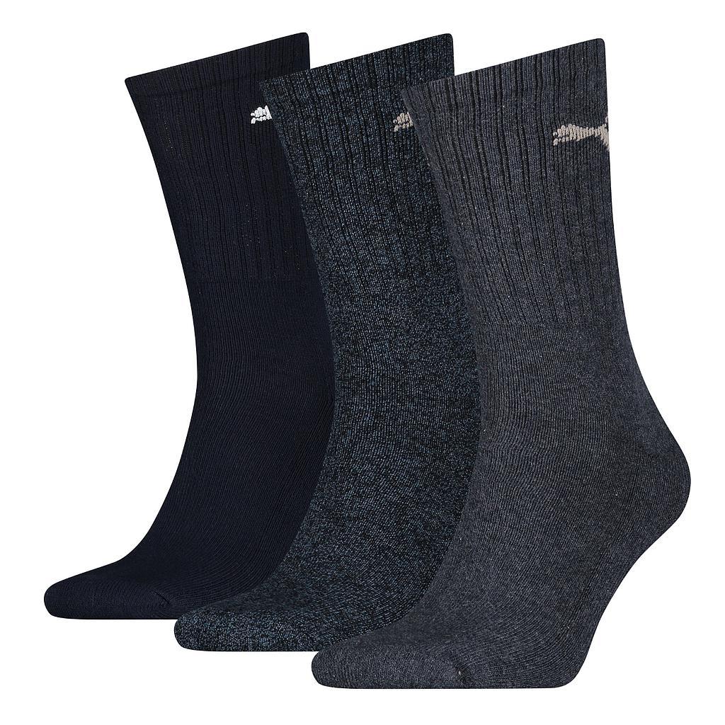 Puma Sports Crew Socks (3 Pairs) 9-11 Navy 9-11 Navy