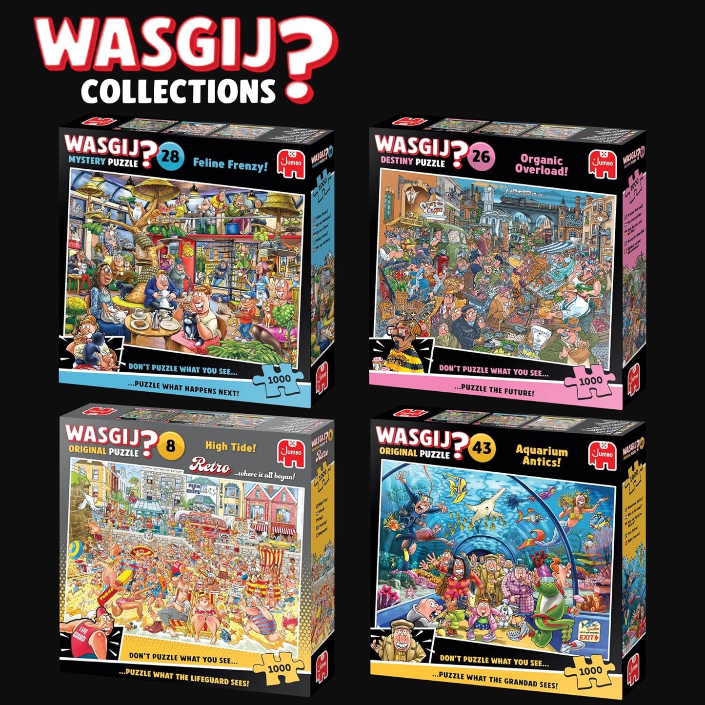 Wasgij - Mystery - #28 Feline Frenzy! (1000 Pieces) (1110100506)