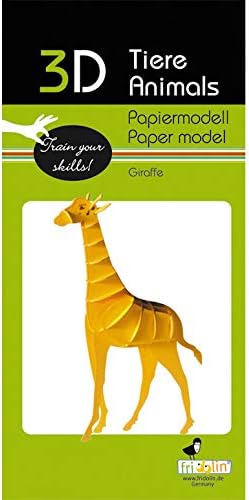 3D Paper Model Giraffe