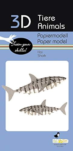 Fridolin 3D Papiermodell - Hai