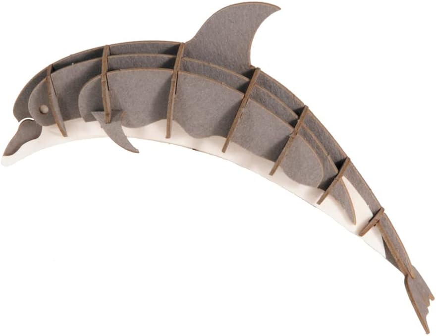 Fridolin 3D Papiermodell Delfin