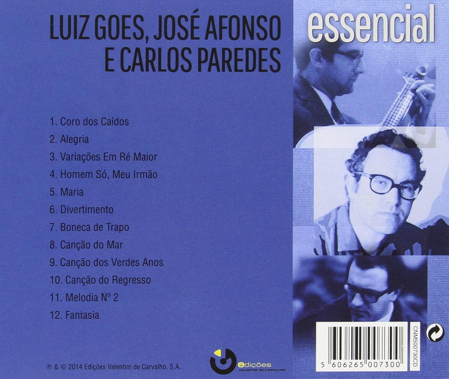 Luiz Goes Jose Afonso E Carlos Paredes-Essencial