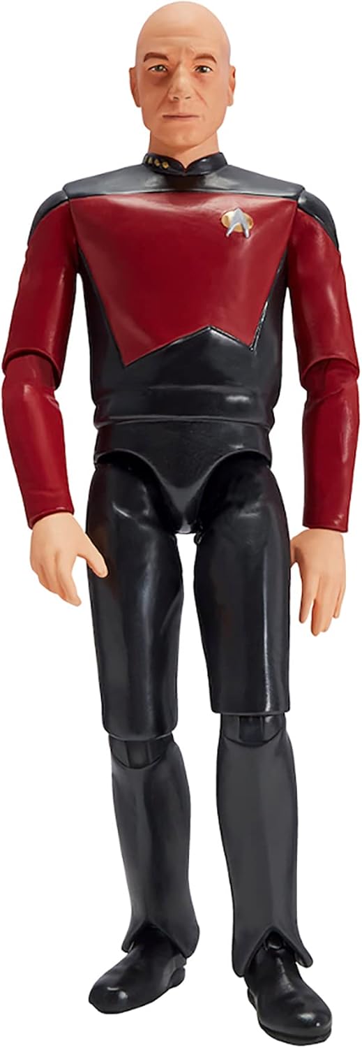 BANDAI Figura de Star Trek Capitán Jean-Luc Picard | Figura de Acción de 5 Pulgadas de la Próxima Generación | Juguete Articulado TNG | Regalos
