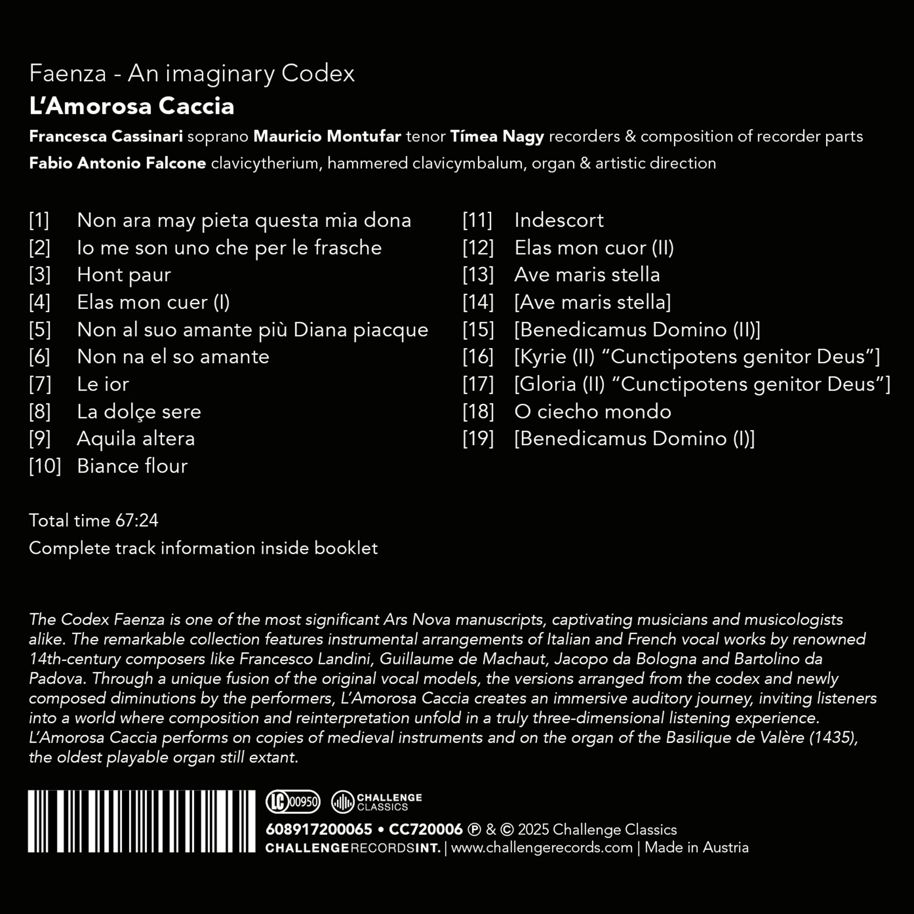 Faenza: An Imaginary Codex
