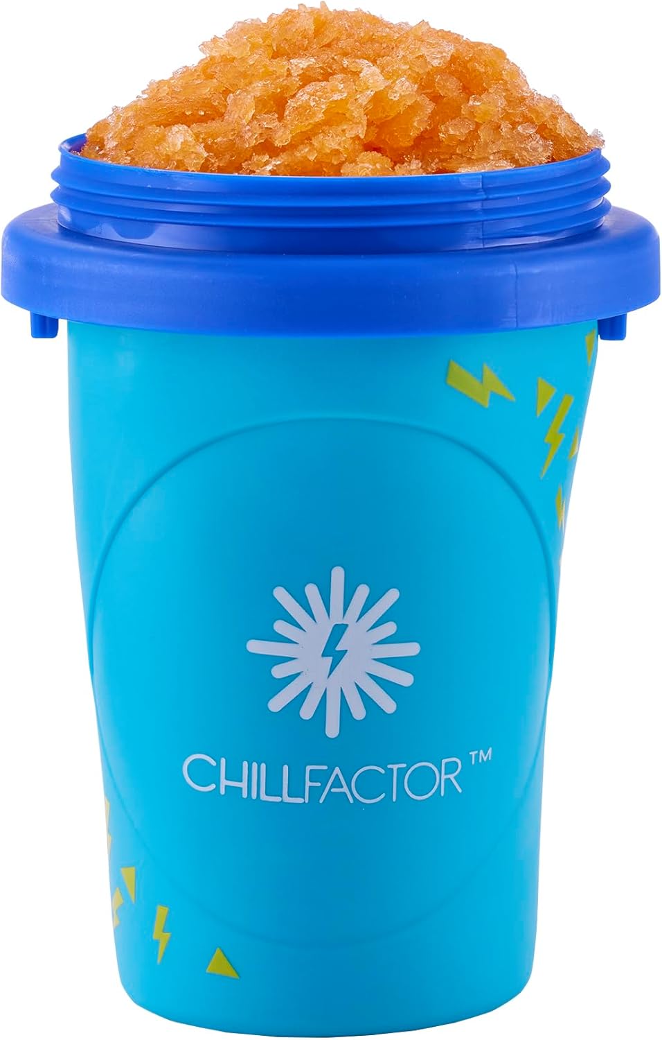 Chill Factor Colour Shock slushy maker Totally Cool Blue- Reusable slushy maker cup, homemade slushies. Squeeze cup slushy maker Kitchen toys