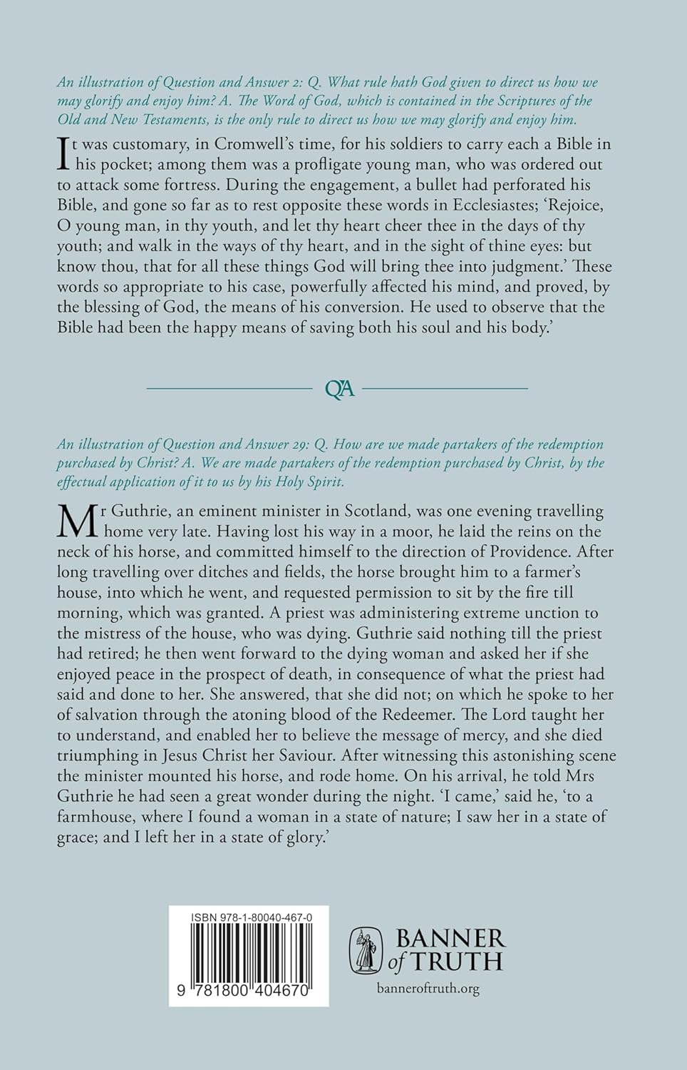 The Shorter Catechism Illustrated