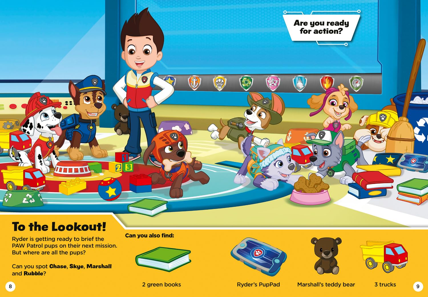 PAW Patrol Hide and Seek: A Search and Find Book