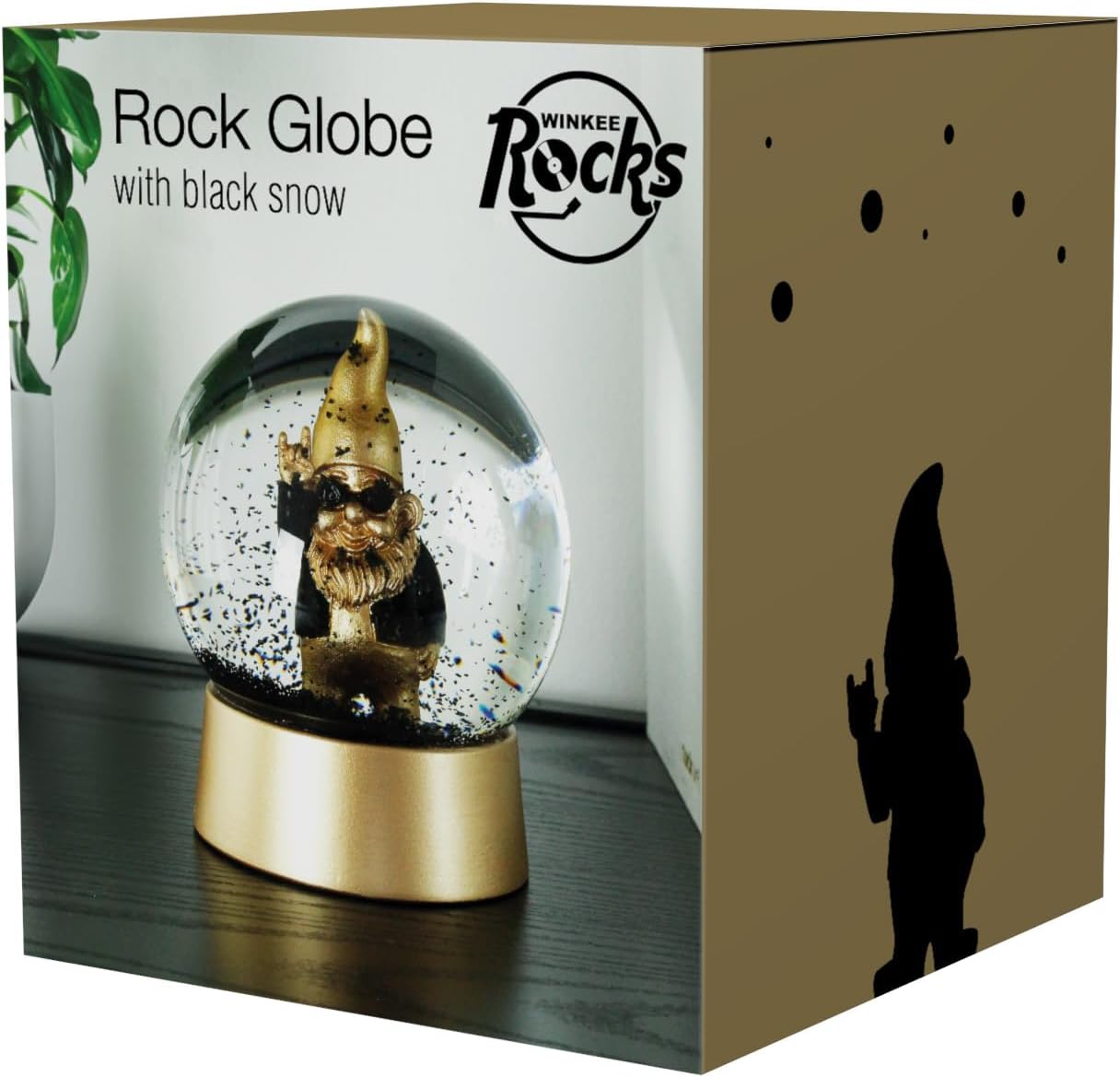 Winkee - Snow Globe Dwarf Rocker - Gold