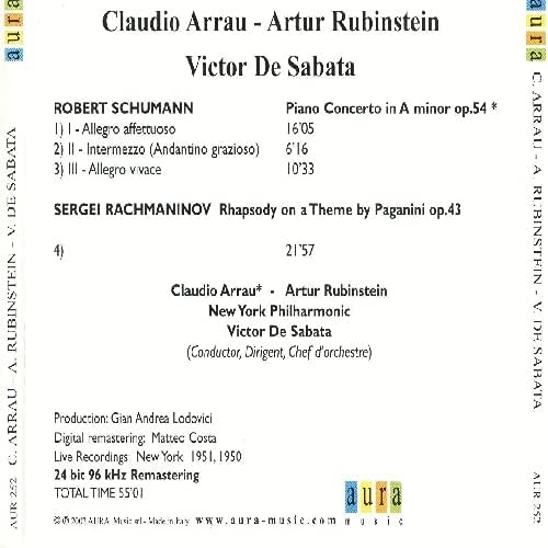 Schumann:Pno Conc/Rachmaninov