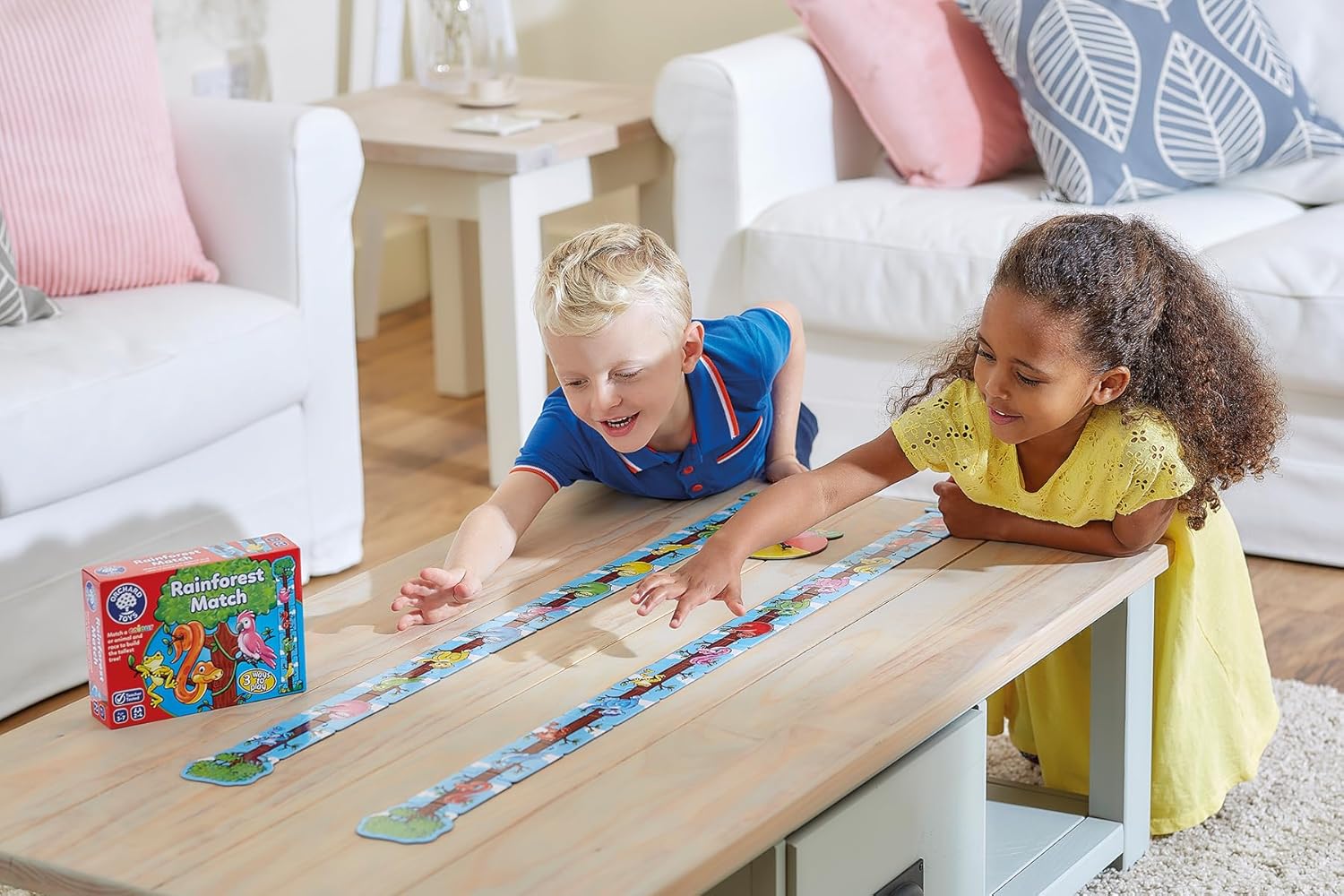 Orchard Toys Rainforest Match, Colour Matching and Memory Educational Game for Preschoolers and Kids Age 3-7