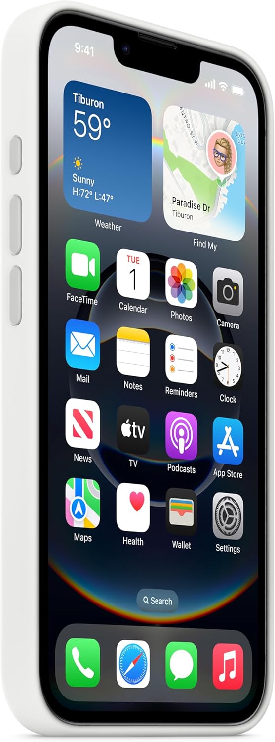 Iphone 16E Silicone Case – White