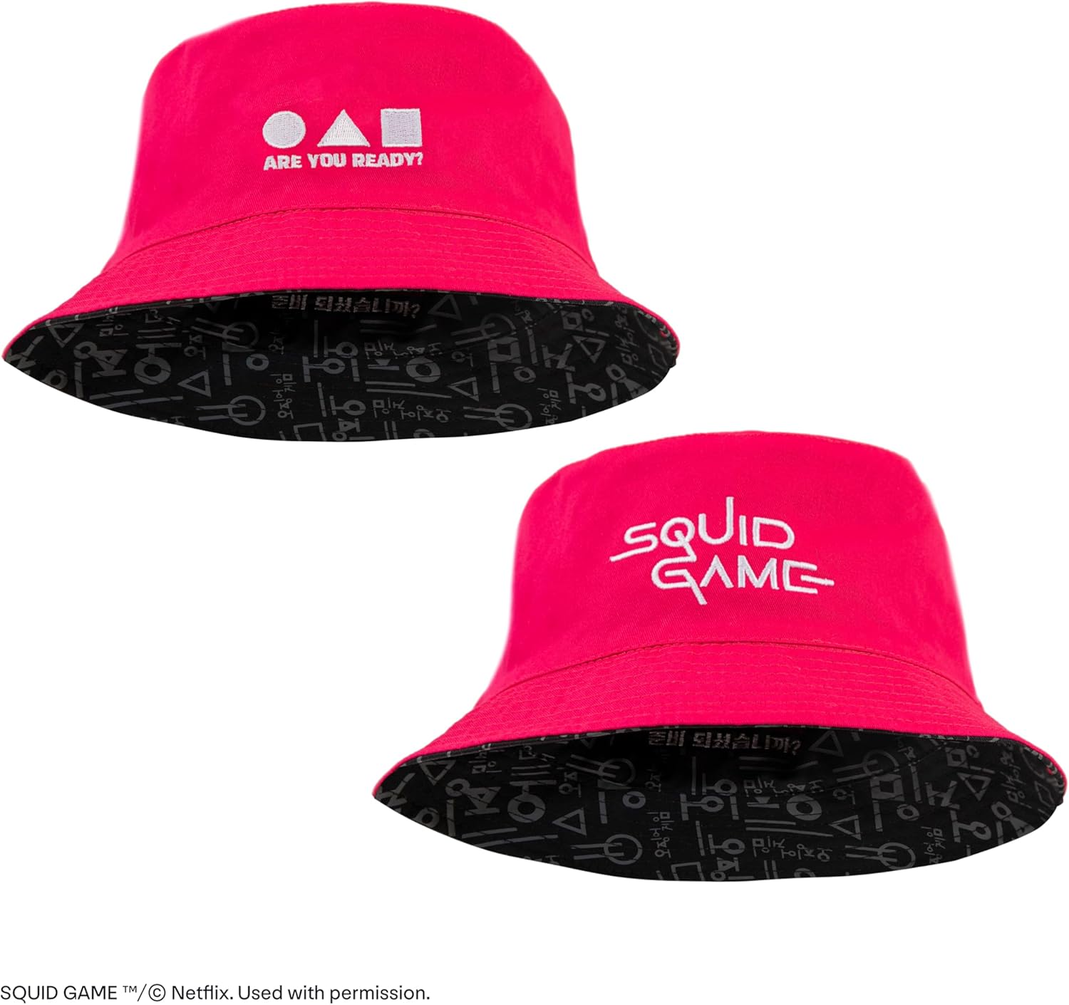 Cinereplicas Tv Series: Netflix Squid Game - Squid Game Cotton Bucket Hat (Cr2652)