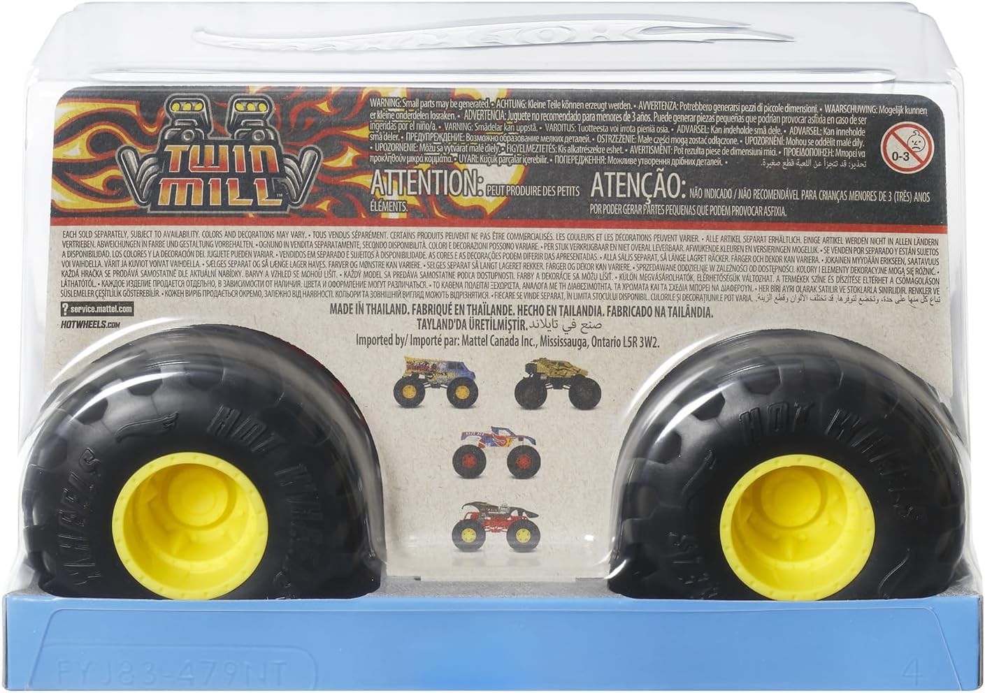Hot Wheels - Monster Trucks Oversized (Twin Mill) /Toys