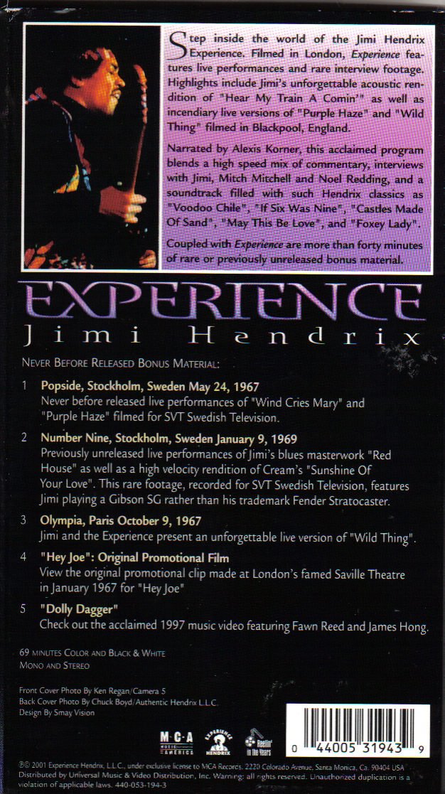 Jimi Hendrix - Experience