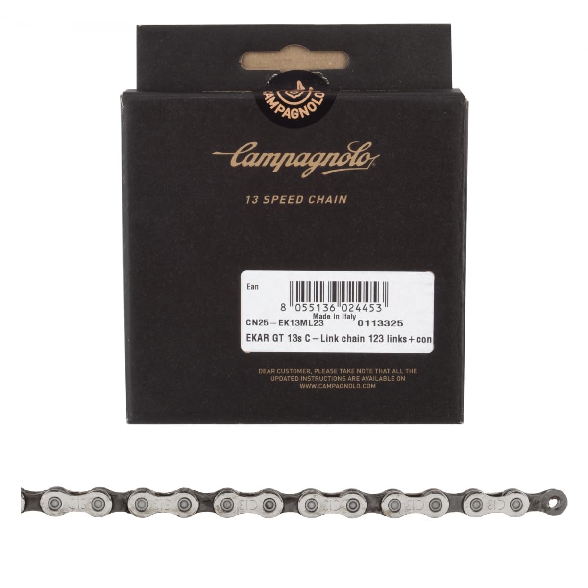 Campagnolo EKAR GT 13sp 123L C-Link Included, Silver