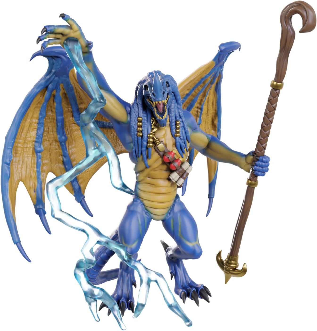 WizKids Dungeons & Dragons Nolzur's Marvelous Miniatures: Blue Abishai | Unpainted Miniatures | Wave 24