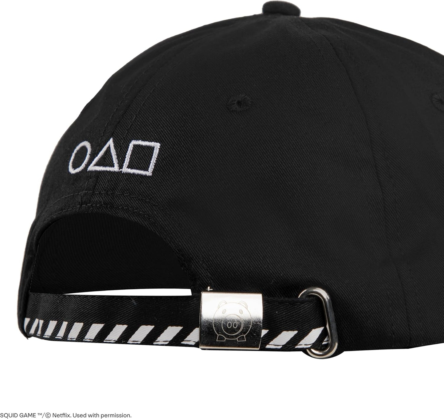 Cinereplicas Squid Game - Squid Game Challenge Baseball Cap - 54-60 cm Head Circumference - Official License Black, Black, One size