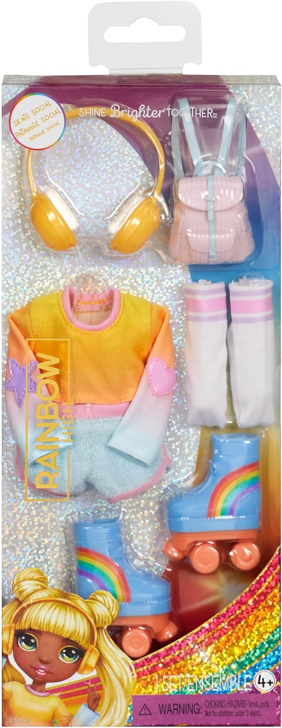Rainbow High Fashion Pack Skate Social