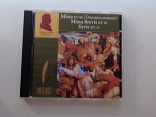 Mozart Edition - Missa Kv 66, Kv 49, Kv 33