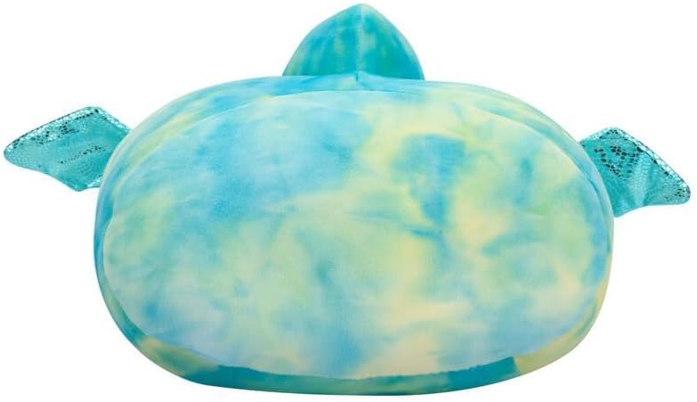 Squishmallows Medium Plush 12" Reid Teal Pterodactyl with Shimmer Wings Stackables Officially Licensed Kellytoy Soft Gift for Kids Girls & Boys Washable Squishy Stuff Toy Multicolor All Age