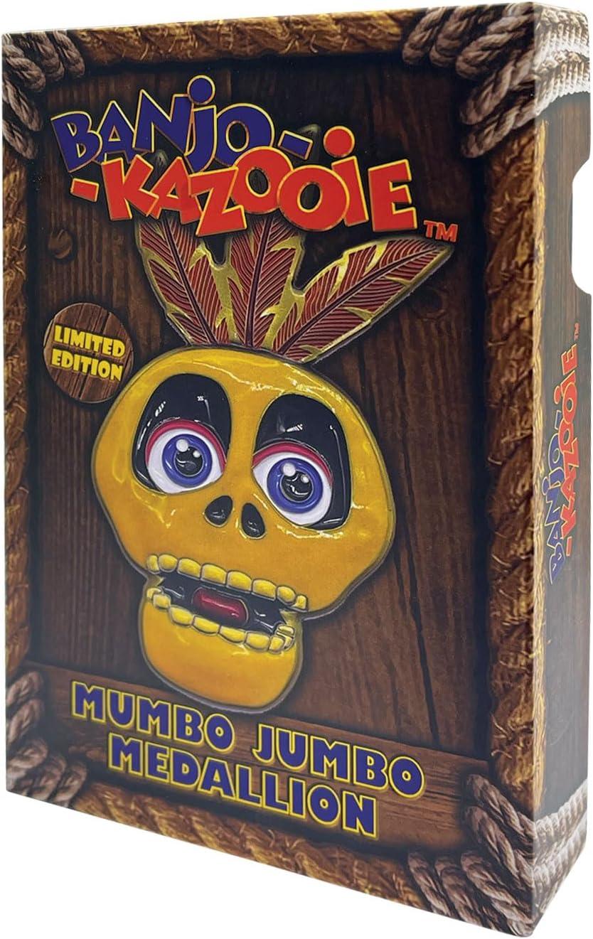 FaNaTtik Banjo-Kazooie Mumbo Jumbo-Medaillon aus Metall zum Sammeln