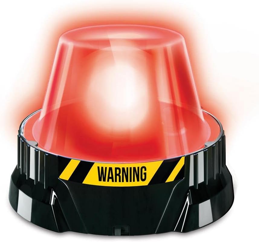 4M 403444 KidzLabs-Flashing Emergency Light, Mixed Colours