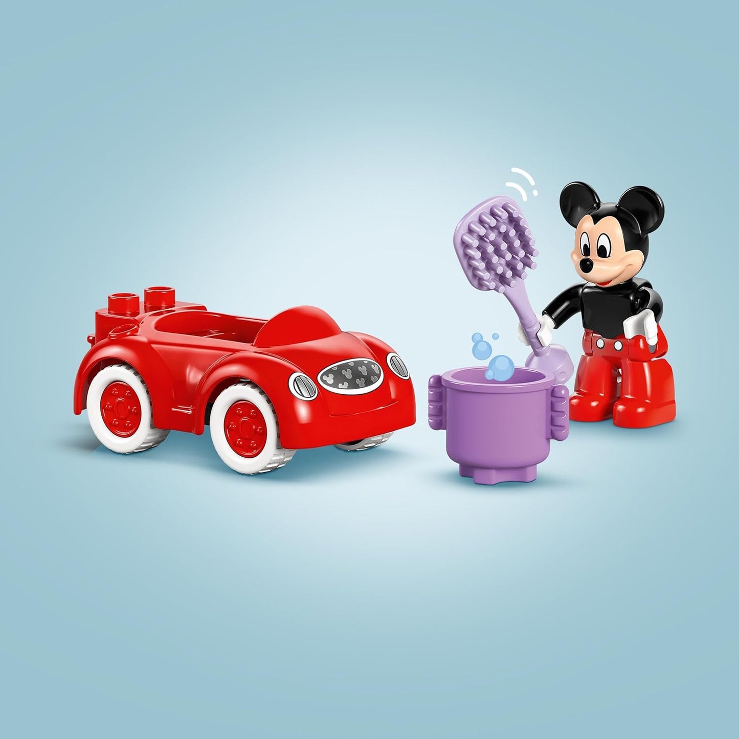 LEGO DUPLO ǀ Disney Mickey Mouse Clubhuis en Auto Bouwpakket voor Kinderen, Bouwbaar Speelgoed voor 2 jaar en Ouder, Cadeau voor Peuters om Kleuren te Sorteren, Inspireert Creatief Spel 10454