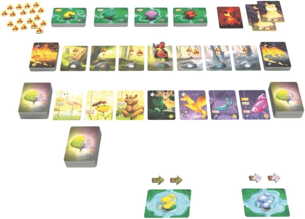 Ludonaute Living Forest Duel, Strategic Battle for Two Players Between the Ghosts of Summer and Winter, 2 Players, Ages 10+