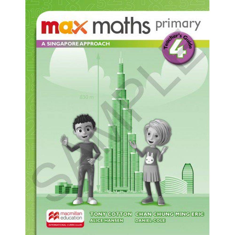 Max Maths Primary A Singapore Approach Grade 4 Teacher's Book