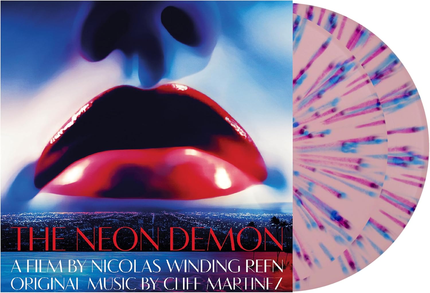 The Neon Demon Soundtrack (Pink with Blue & Purple
