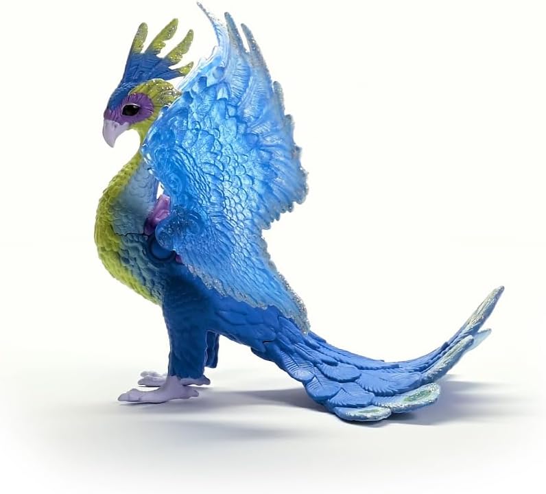 SCHLEICH BAYALA | Magischer Pfau 70794 | detailgetreue Figur mit beweglichen, transparenten Flügeln & Magnet | tolles Geschenk für Mädchen und Jungen | Spielfigur ab 5 Jahren | 18 x 30 x 17 cm