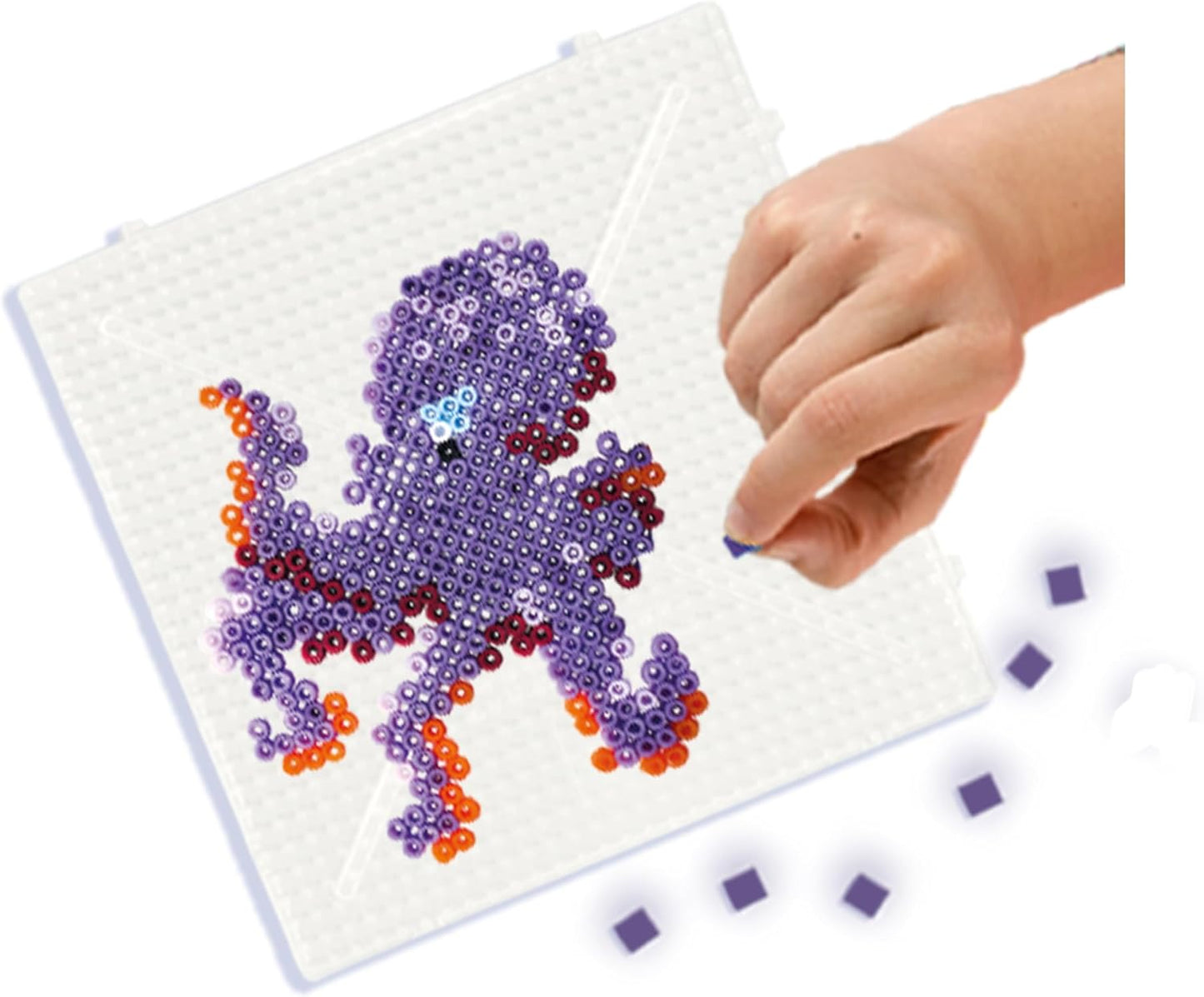 SES Creative 06209 Beedz Cool Sea Creatures - Crafting - Ironing Beads - Includes Beads and Pegboard