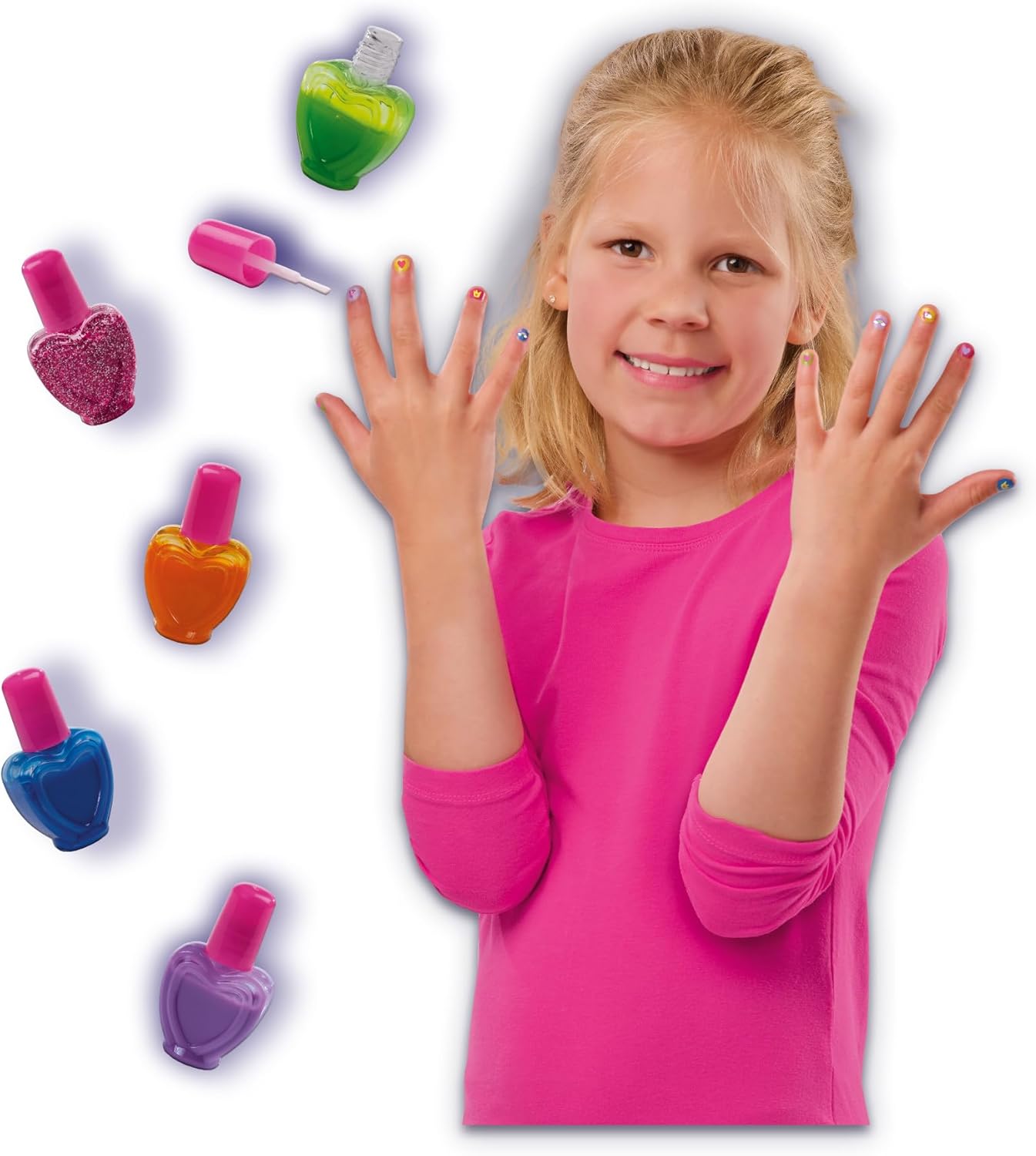 SES Creative 25141 Nagelstudio-laboratorium, nagellak voor kinderen, maak je eigen nagellak, mintspeelgoed, experimenteerdoos, voor kinderen vanaf 8 jaar
