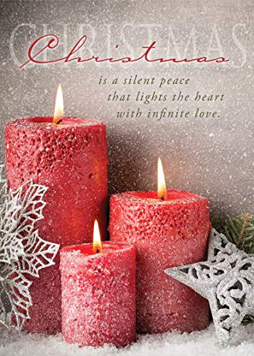 Red Candles Boxed Cards