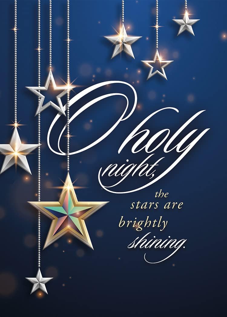 O Holy Night- - Boxed Greeting Cards - Christmas - KJV Scripture - (Box of 12