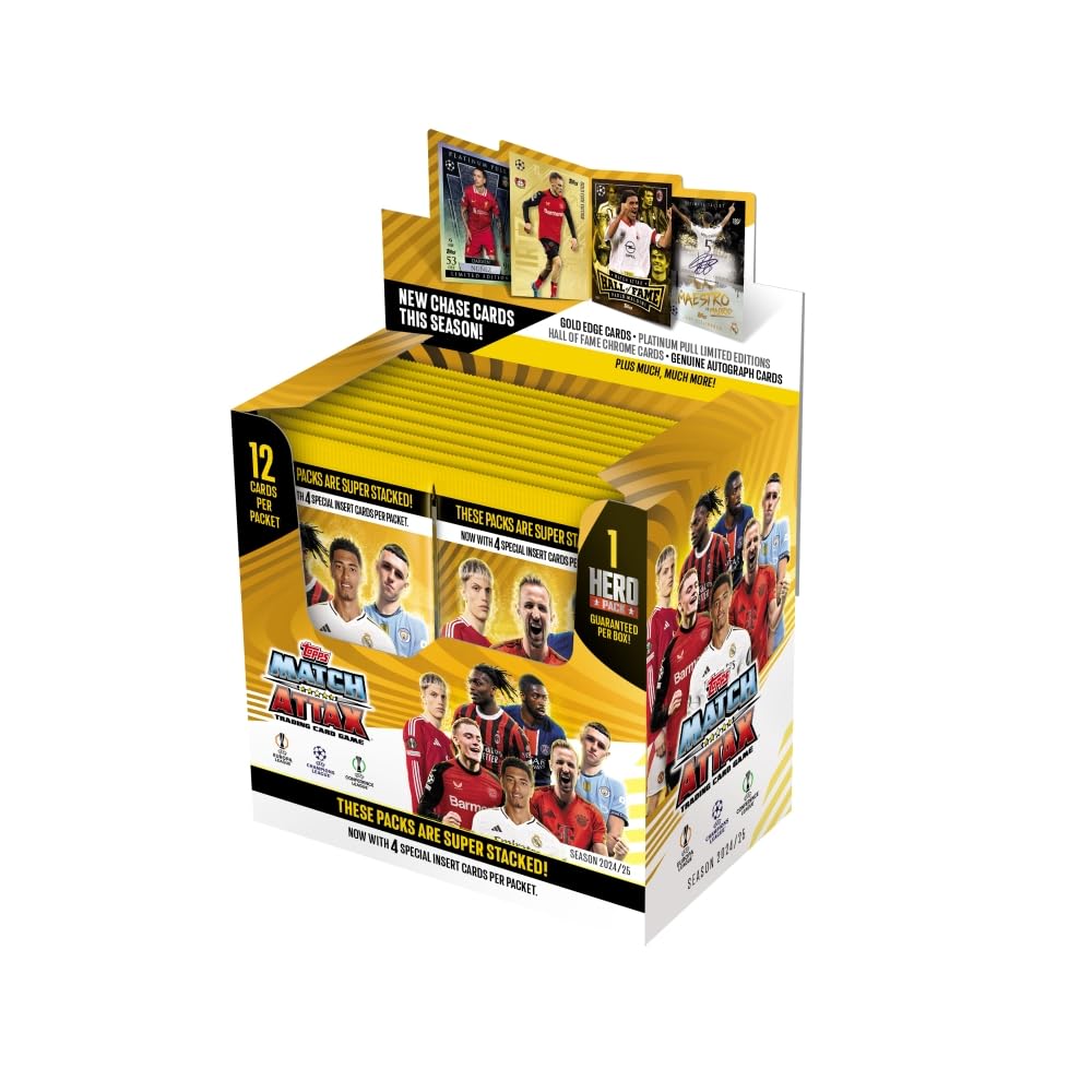 Match Attax Cards Ucl 24-25 Pack X24