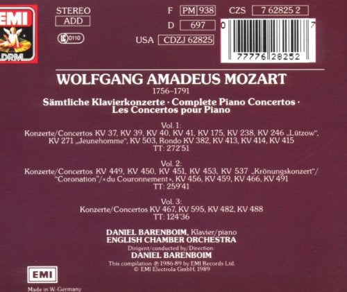 Mozart - The Complete Piano Concertos