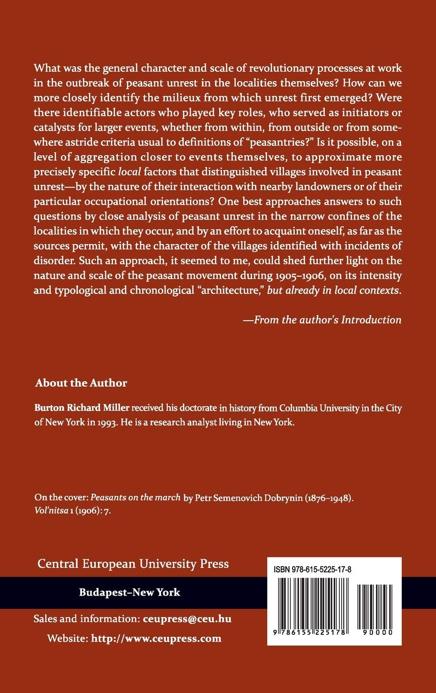Rural Unrest During the First Russian Revolution: Kursk Province, 1905-1906: 01 (Historical Studies in Eastern Europe and Eurasia - CEU Press